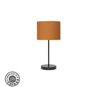 Fabrilamp lámpara de sobremesa moda 1xe14 negro/naranja