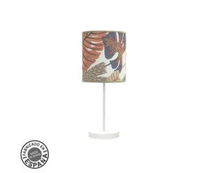 Fabrilamp lámpara de sobremesa pequeña etiopia 1xe14 blanco/estampad