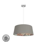Abrila Tunez Blanco/Topo-Estampado - Colgante Moderno 1Xe27 50 Cm