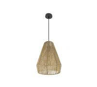 Fabrilamp lámpara de techo colgante calabria 1xe27 negro/natural regx
