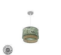 Lampara de techo metal color verde serie congo 30cm
