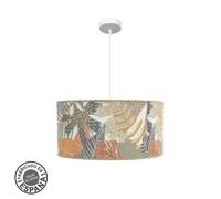 Fabrilamp lámpara de techo colgante etiopia 50d 1xe27 blanco/estampad