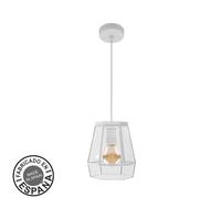 Fabrilamp lámpara de techo colgante guia blanco regx18x18cm