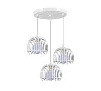 Fabrilamp lámpara de techo colgante latina blanco 3xe27 regx40x40cm