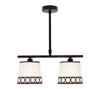 Fabrilamp lampara modelo dalia de 2xe14 beige/marron de