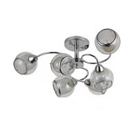 Fabrilamp lampara plafon stanley cromo de 6 luces