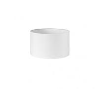 Fabrilamp - pantalla cilindrica dori e27 blanca 30dx30dx20h cm tejido