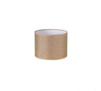 Fabrilamp - pantalla cilindrica jin e27 marron 25dx25dx20h cm tejido s
