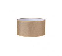 Fabrilamp - pantalla cilindrica jin e27 marron 35dx35dx20h cm tejido s