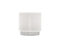Fabrilamp pantalla kenya e14 blanco/gris (Ø14 x 12 x 14 cm), multicol