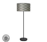 Fabrilamp pie de salón 1xe27 negro tetris gris 163x40x40cm moda