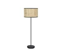 FABRILAMP Pie Salon Natasha 1xe27 Negro/cañizo 163x40x40 Cm