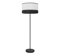Fabrilamp pie salon olga 1xe27 negro/blanco-mad.negra 162x40x40 cm