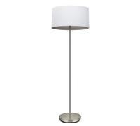 Fabrilamp pie salon tatiana 1xe27 niquel/blanco-mad.gris 162x40x40 cm