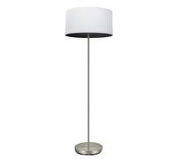 Fabrilamp pie salon tatiana 1xe27 niquel/blanco-mad.negra 162x40x40 cm