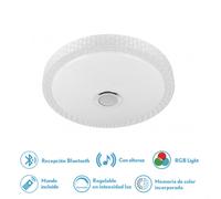 Fabrilamp plafon 48w zaid 3000-4000-6500k rgb blanransp bluetooth 7x