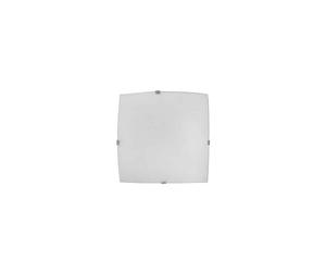FABRILAMP Plafon Cuadrado Serie Pluton 1xE27 Blanco 25x25