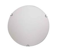 FABRILAMP Plafon de cristal redondo modelo AVIS blanco