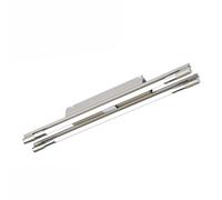 FABRILAMP Plafón fluorescente níquel Amatista T5 2x24W incluidos