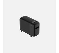Fabrilamp Radiador de Mica PINSAPO 600W Negro - 2 Potencias, Termostato Regulable, Antivuelco, Luz Indicadora, Sin Fluidos, Asa - 29x38x16 cm