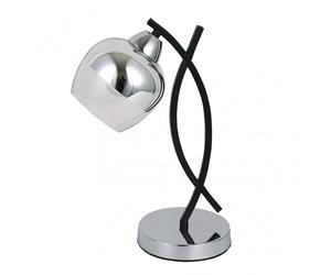 Fabrilamp sobremesa con tulipa cristal modelo denali cromo