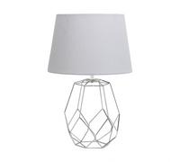 Fabrilamp sobremesa labeo e27 cromo blanco