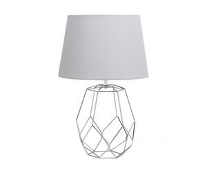 Fabrilamp sobremesa labeo e27 cromo blanco