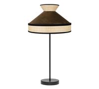 Fabrilamp sobremesa modelo fabrizo alto con detalle natural/marron
