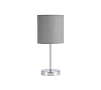 FABRILAMP Sobremesa SERIE Chanza Cromo C/pantalla Gris