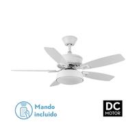Abrila Braw Blanco/Blanco-Blanco/Haya - Ventilador De Techo Aspas Normales 30 W F