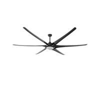 FABRILAMP Ventilador 30w Dc Moncayo Negro 6 Aspas 6 Velocidades 254d C/remoto Memoria 3 Temperaturas 2850 Lm