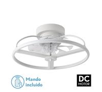 Fabrilamp ventilador 60w dc bora blanco 8 aspas transp. 18x50x50cm 6ve