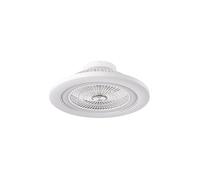 FABRILAMP Ventilador 72w Dc Mato Blanco 5Aspas Transp. 22x58x58cm 6 Vel. 3 Colores C/remoto,memoria,temporiz Y Reg.Intensidad 6120lm