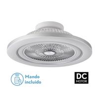Fabrilamp ventilador 72w dc mato niquel 5aspas transp. 22x58x58cm 6 ve