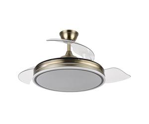 Fabrilamp Ventilador Bayomo Cuero 3 Aspas Motor DC