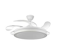 FABRILAMP Ventilador Dc Esparta Maxi 80w 11270lm Blanco 132d 5asp 3000-4000-6000k Remoto+temporizador+memoria