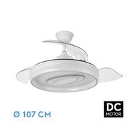 Fabrilamp ventilador dc maracana 59w blanco 3asp.107d 6980lm 3000-4500