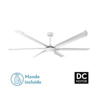Fabrilamp ventilador dc marea 30w blanco 6 aspas aluminio 198d 6vel. 3
