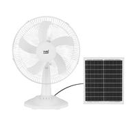 Fabrilamp ventilador dc sobremesa solar abanico blanco 20w 3velocidade
