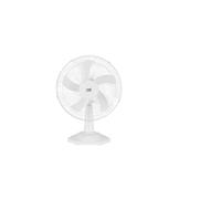 FABRILAMP Ventilador DC Sobremesa Solar Abanico Blanco 20w 3velocidades 5 Asp.blancas 63x43x30,5cm 4,20m De Cable