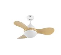 Ventilador dc solido 24w blanco 3aspas haya 91d 2640lm 3000-4000-6500k