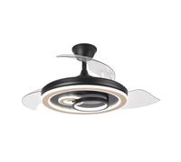 FABRILAMP Ventilador Dc Sultan 59w Negro/madera 3asp.107d 6980lm 3000-4500-6500k Reg.intensidad+remoto+memoria+temporizador