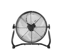 FABRILAMP Ventilador Industrial Midas 100w Negro/cromo 46d 3 Velocidades,orientable 51x55x22 Cm