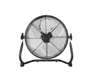 FABRILAMP Ventilador Industrial Midas 60w Negro/cromo 41,5d 3 Velocidades,orientable 45x47x19 Cm