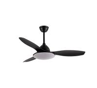 Fabrilamp Yael Ventilador de Techo con Motor DC y Mando 72W Negro