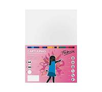 Fabrisa - Confezione da 50 fogli di cartoncino, formato A4, colore: Bianco