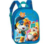 Fabrizio Kids 44 Cats - Mochila (29 cm, 29 cm), color azul real, azul, 29 cm, Rucksack