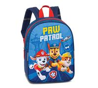 Fabrizio Mochila infantil de la Patrulla Canina, para niños de 2 a 6 años, con Chase, Marshall y Rubble, guardería y guardería, 29 x 23 x 10 cm, 6 l, color azul