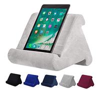 FABSELLER Soporte de Almohada de Lectura Soporte de Tableta Suave portátil de múltiples ángulos para iPads eReaders Smartphones Libros Revistas, Gris