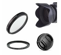 FABTOUCH Filtro UV de 67 mm y amperio;Tapa de Parasol, Anillo Adaptador, for cámara Digital For Canon Powershot SX50 SX40 SX530 SX540 HS (Size : SX50)